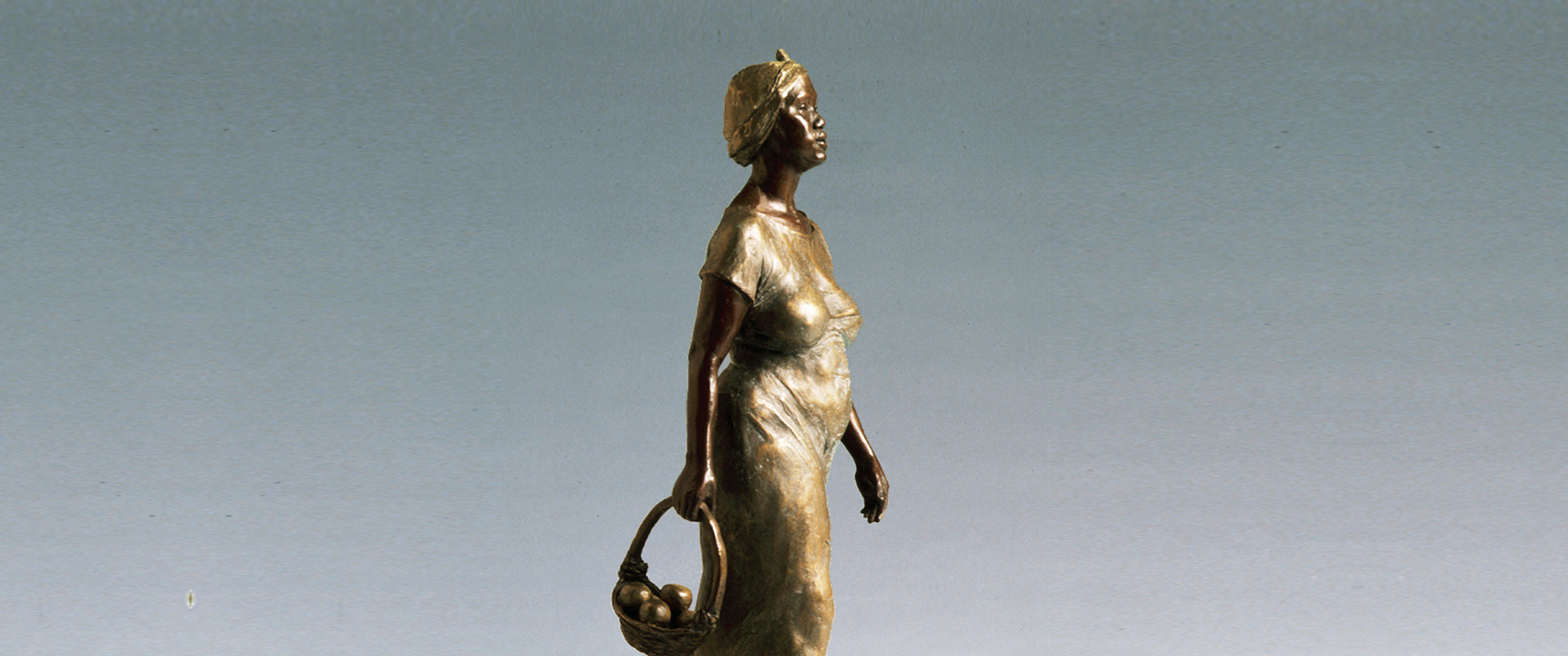 Bronze figurative sculpture by Gwen Marcus