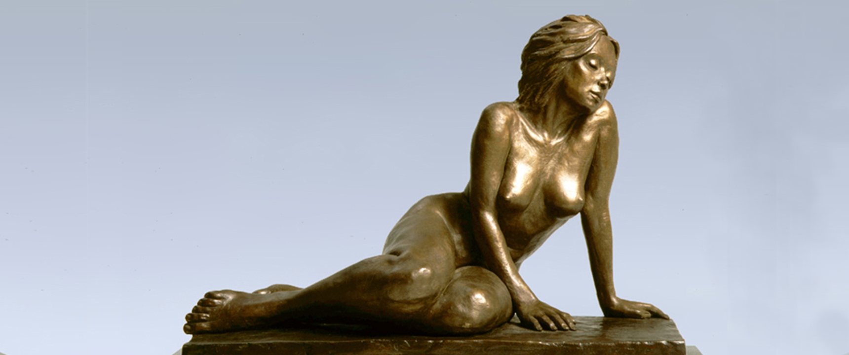 Bronze figurative sculpture by Gwen Marcus
