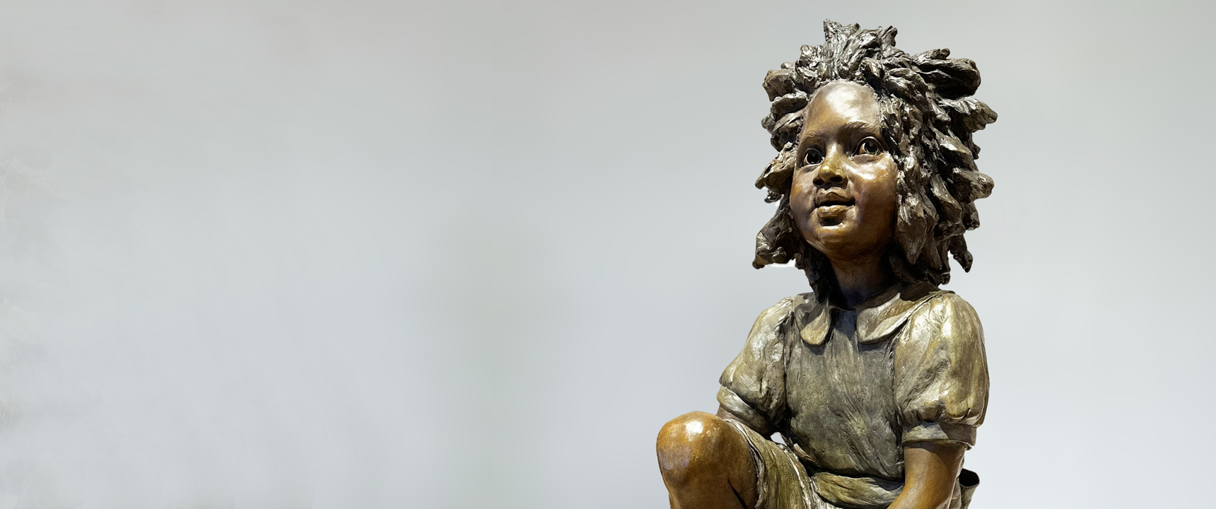 Bronze figurative sculpture by Gwen Marcus